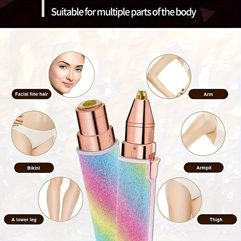 2-in-1  Facial & Eyebrow Trimmer for Women