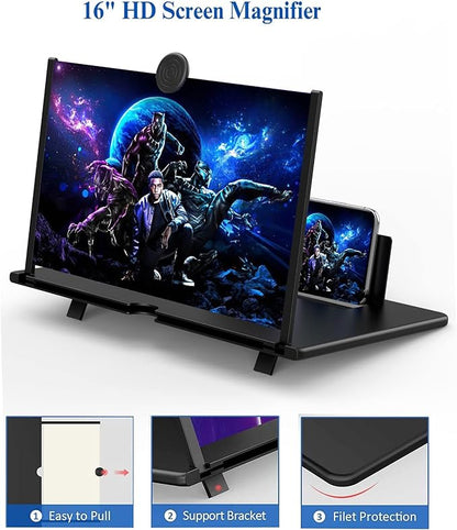 New 3D-HD Mobile Screen Magnifier