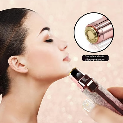 2-in-1  Facial & Eyebrow Trimmer for Women
