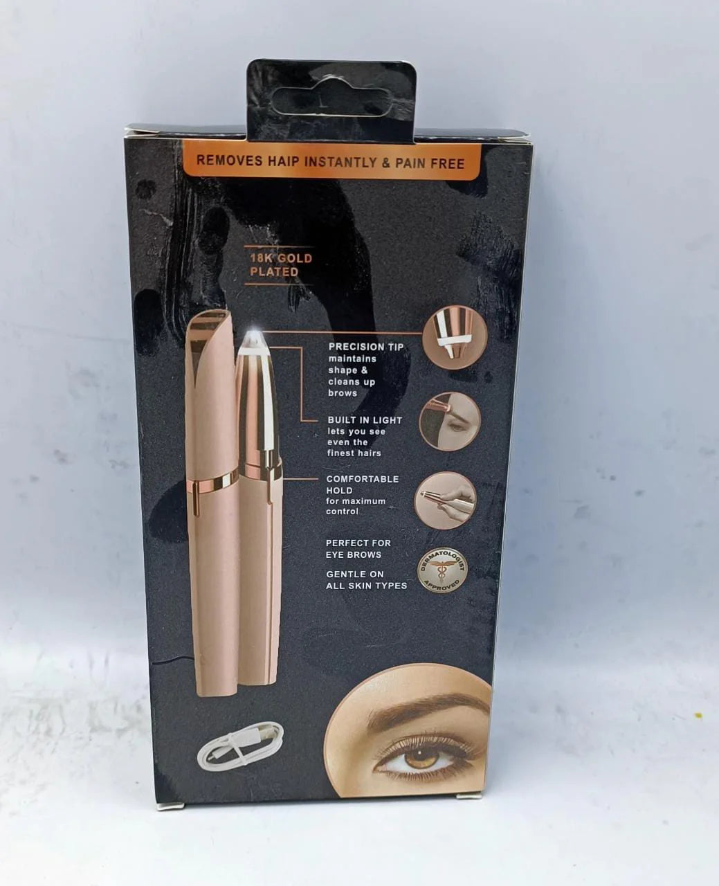 Flawless Brows Hair Remover LED Precision Shaver