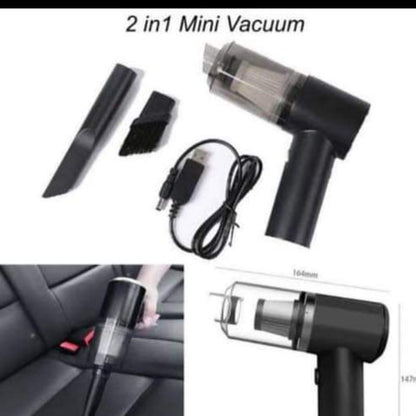Portable 3 in 1 Mini Vacuum Car Cleaner