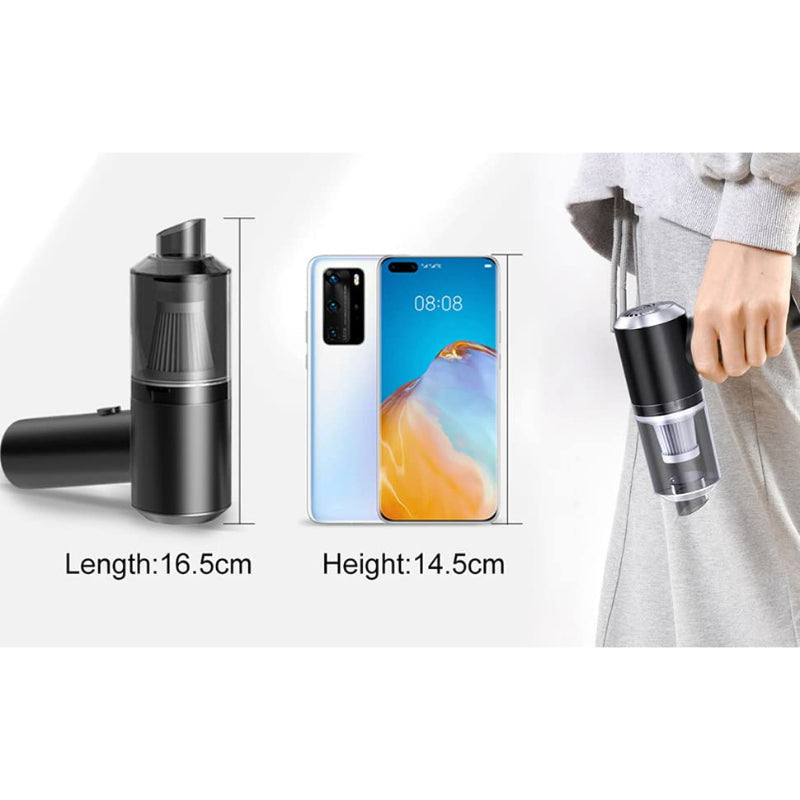 Portable 3 in 1 Mini Vacuum Car Cleaner